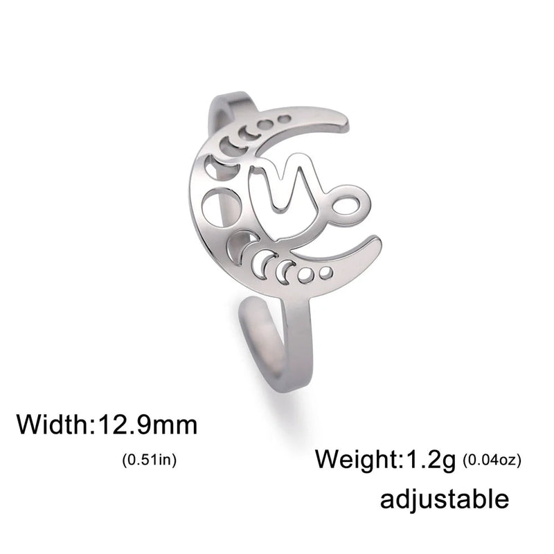 Moonlit Constellation Rings
