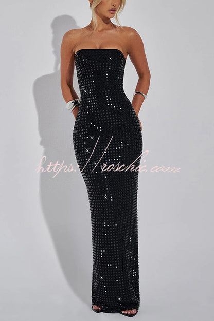 Sleeveless Backless Slim Fit Slit Maxi Dress