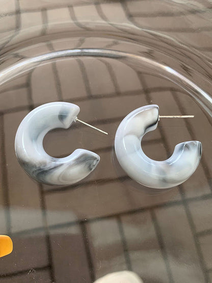 Simple 10 Colors Acrylic Geometric Earrings
