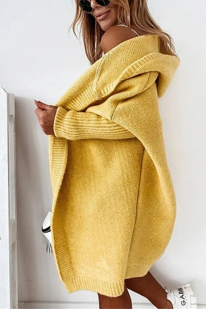 Fall for Nyc Hooded Cardigan