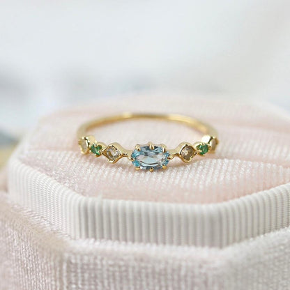 Elysian Aqua Ring