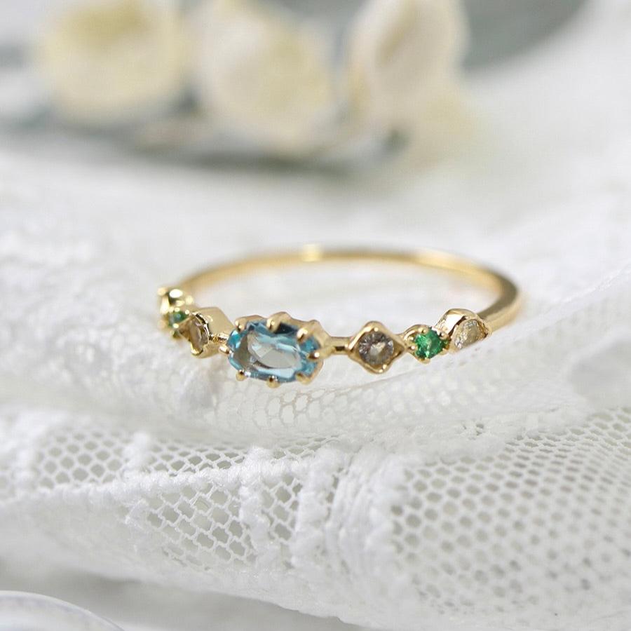 Elysian Aqua Ring