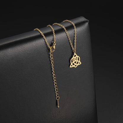 Eternal Love Triquetra Heart Necklace