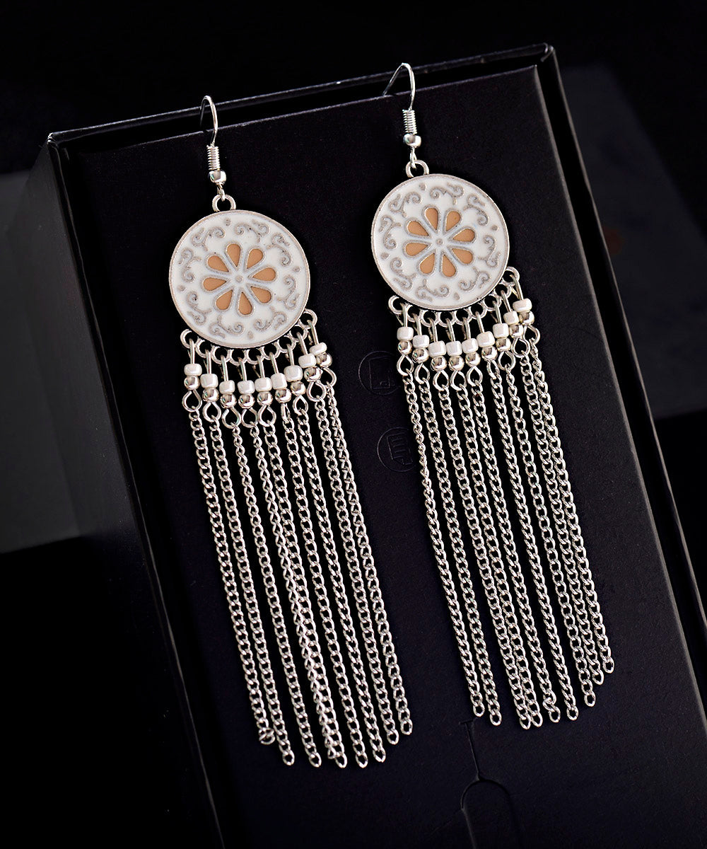 Mulberry Overgild Tassel Drop Earrings