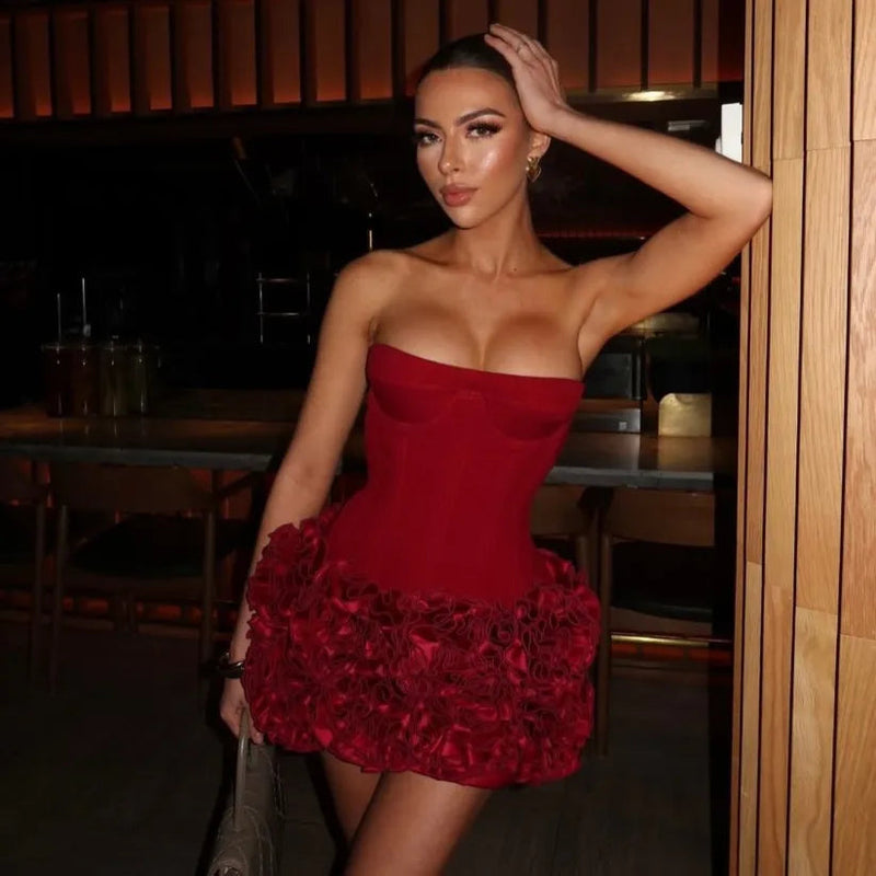 Jayla | Strapless Corset Mini Dress