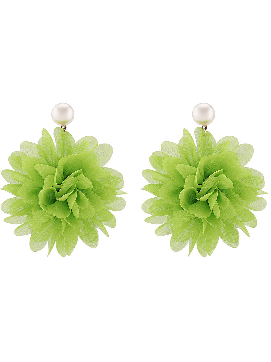 Flower Shape Earrings Accessories
