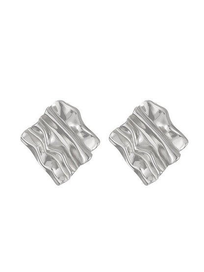 Geometric Color Drop Earrings