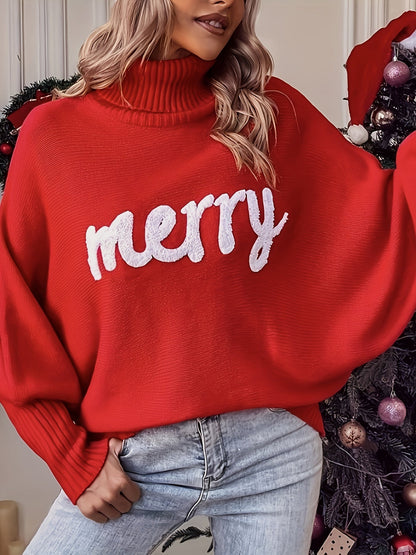 Batwing Sleeve Pullover Sweater Yo2874