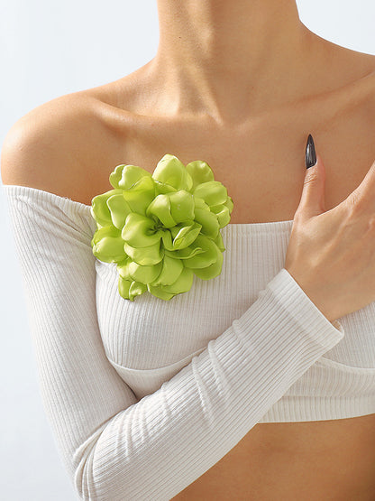 Three-dimensional Flower Brooch Accessories