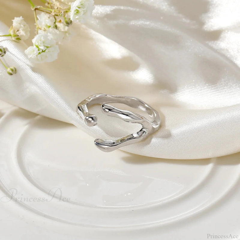 Dark Animal Butterfly Zircon Star Ring