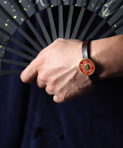 Red Leather Cinnabar Watches