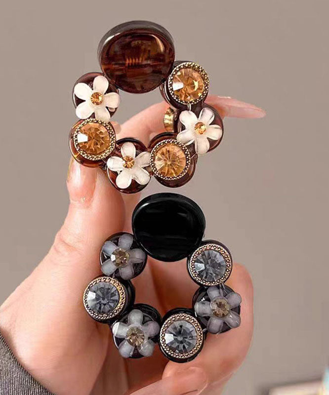 Fine Acrylic Pearl Zircon Hairpin Two-piece Set