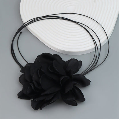 Selected Lace-up Choker Necklace