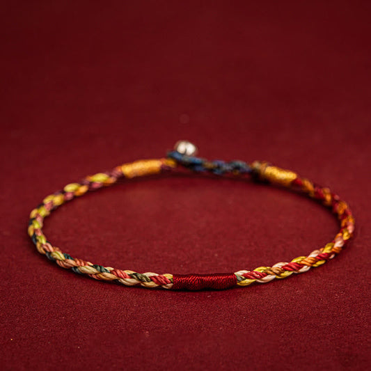 Five Color Red String Bracelet for Luck & Protection