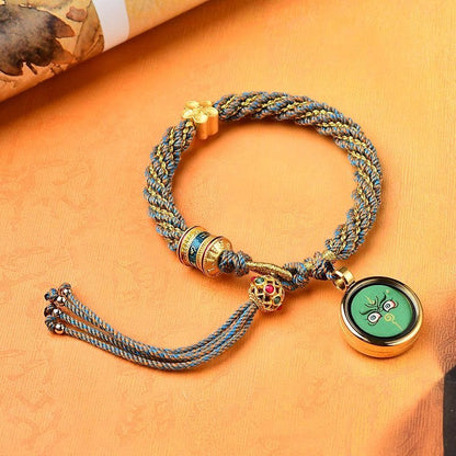 Five Gods of Wealth Red String Protection Bracelet