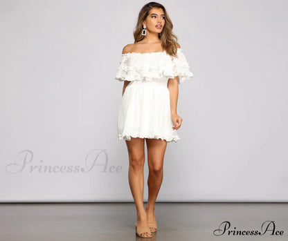 Flirty Vibes Stylish Linen Mini Dress