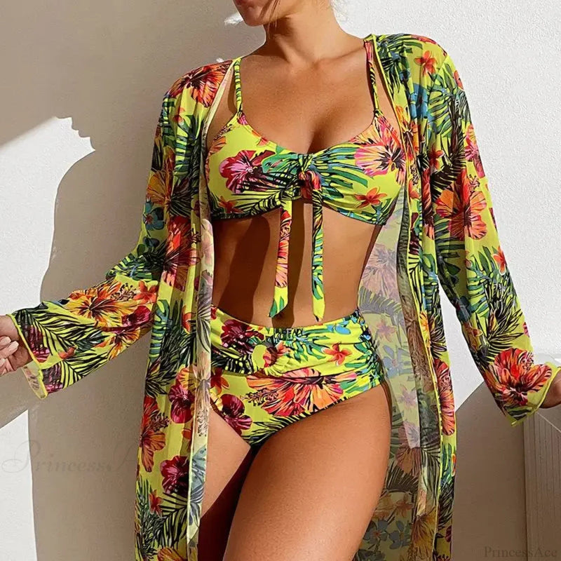 Mesh Blouse Bra Two Piece Set
