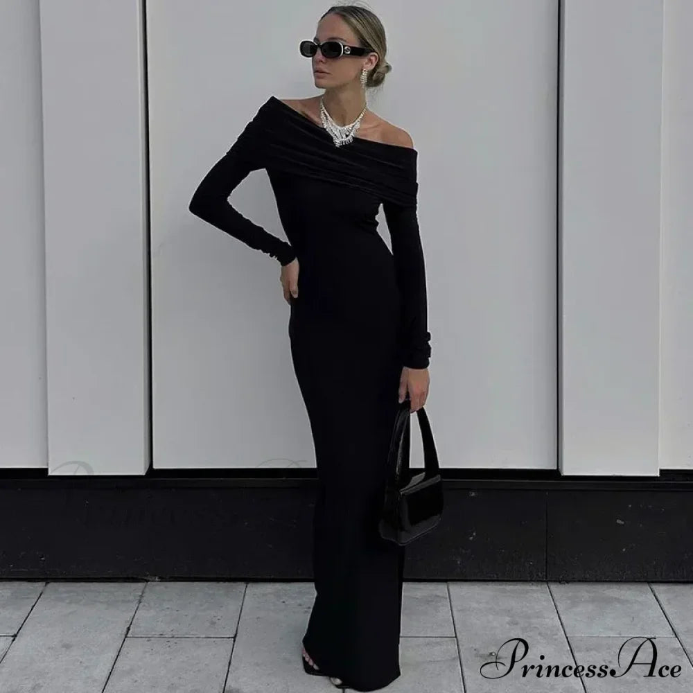 Mesh Print Spaghetti Strap Celebrity Maxi Dress