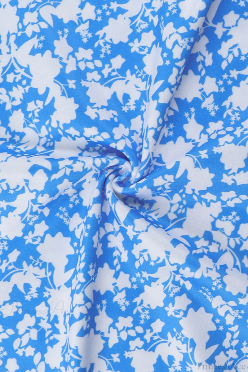 Print Cami Tie Slim Mini Dress