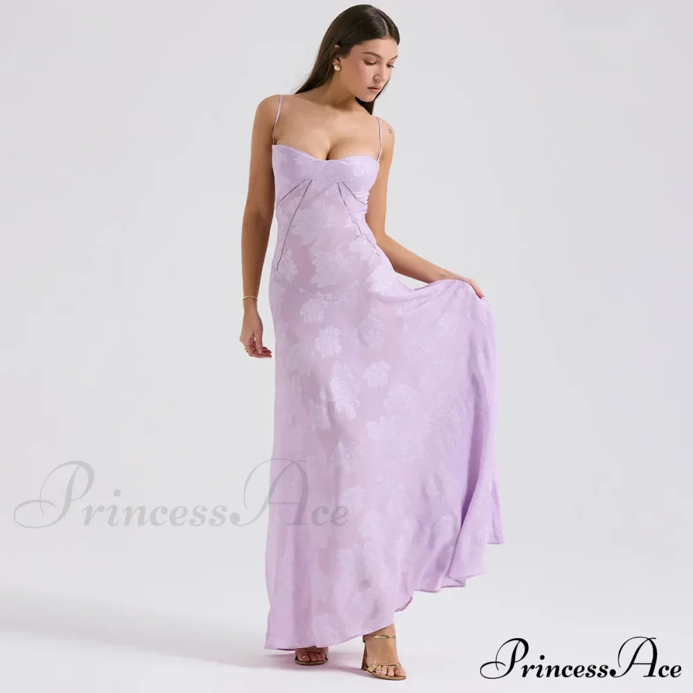 Print Stylish Sheer Maxi Dress