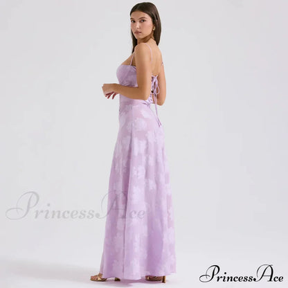 Print Stylish Sheer Maxi Dress