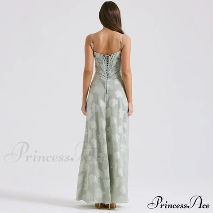 Print Stylish Sheer Maxi Dress