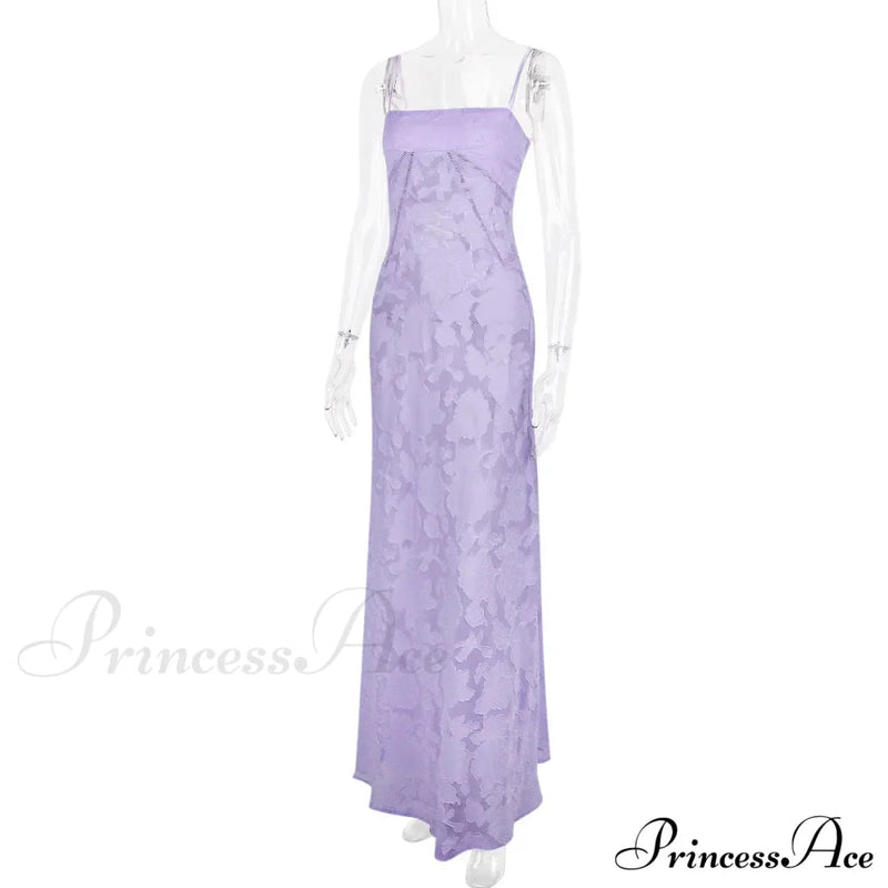 Print Stylish Sheer Maxi Dress