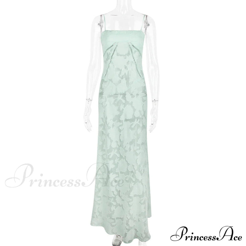 Print Stylish Sheer Maxi Dress