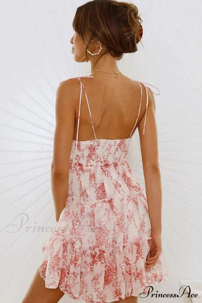 Ruffled Stylish Mini Dress