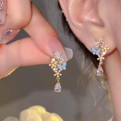 Melissa Flower Butterfly Earrings