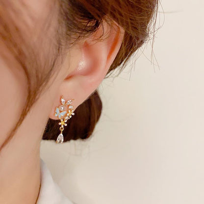 Melissa Flower Butterfly Earrings