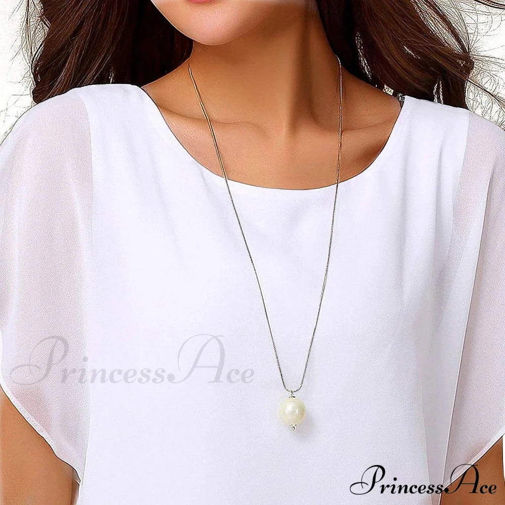 For Chiffon Blouse T-shirt Top Brief Arm
