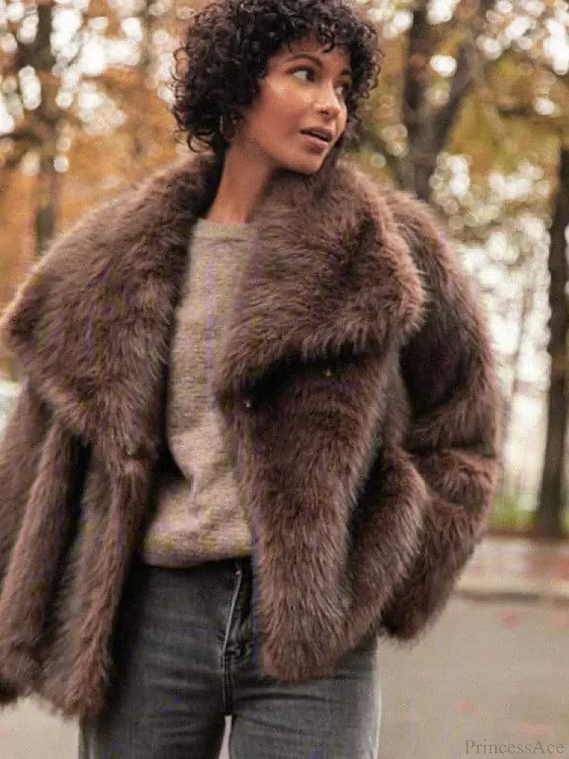 Fox Fluffy Short Coat