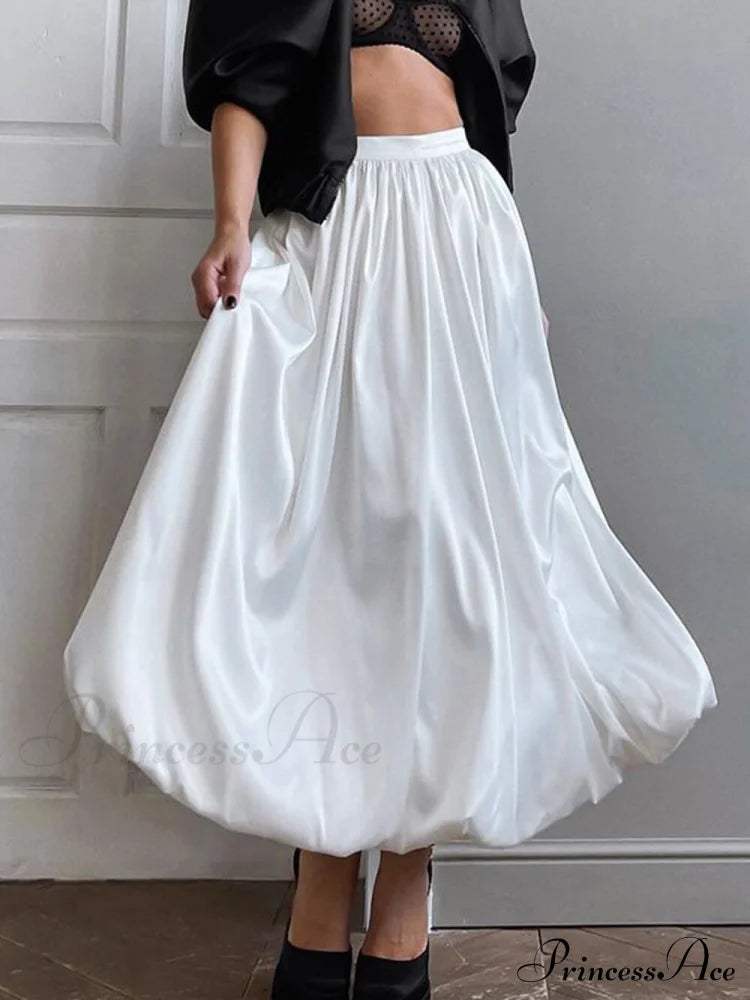 French High Waist Charming A-line Skirt Skirt