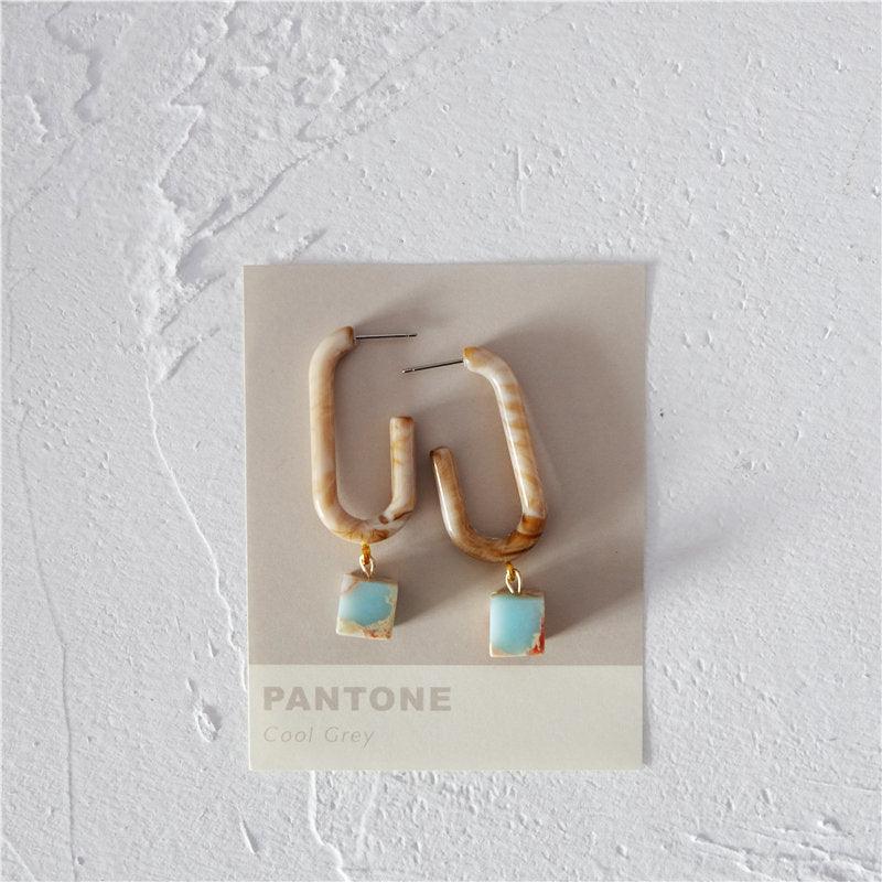 [] Geometry Earrings