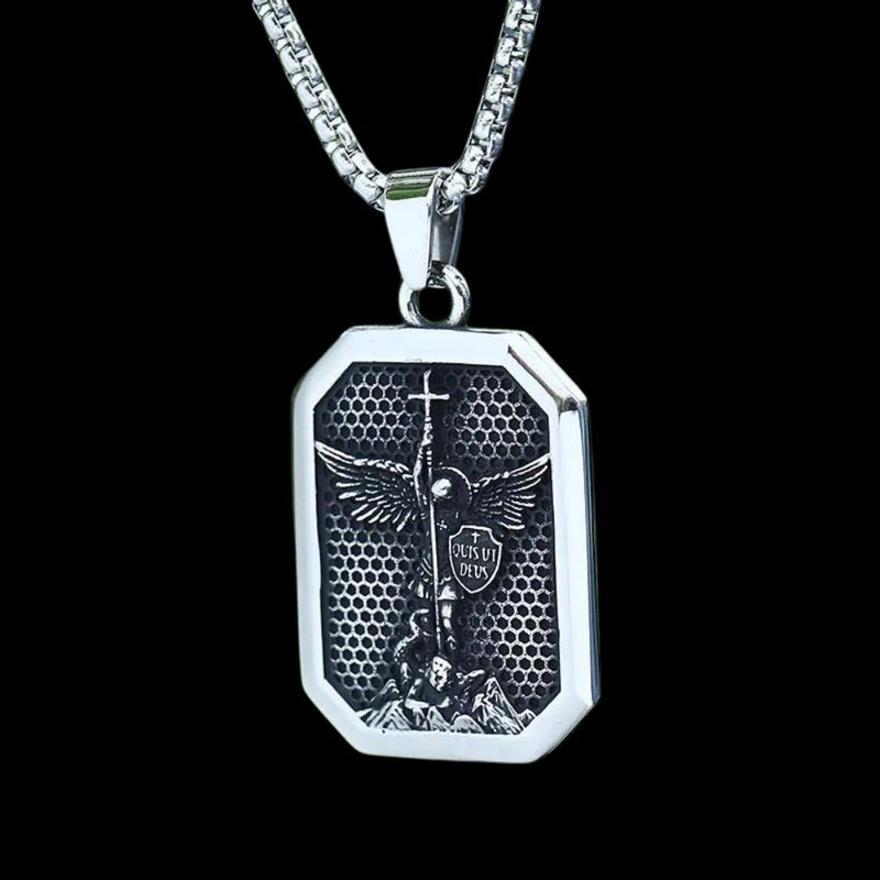 Good Versus Evil Saint Michael Pendant