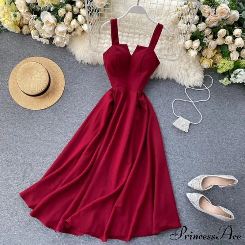 Gown Spaghetti Backless V Neck Tank Full-length Robe Party Strap Female Long Dresses Festive Warm-season Vestidos