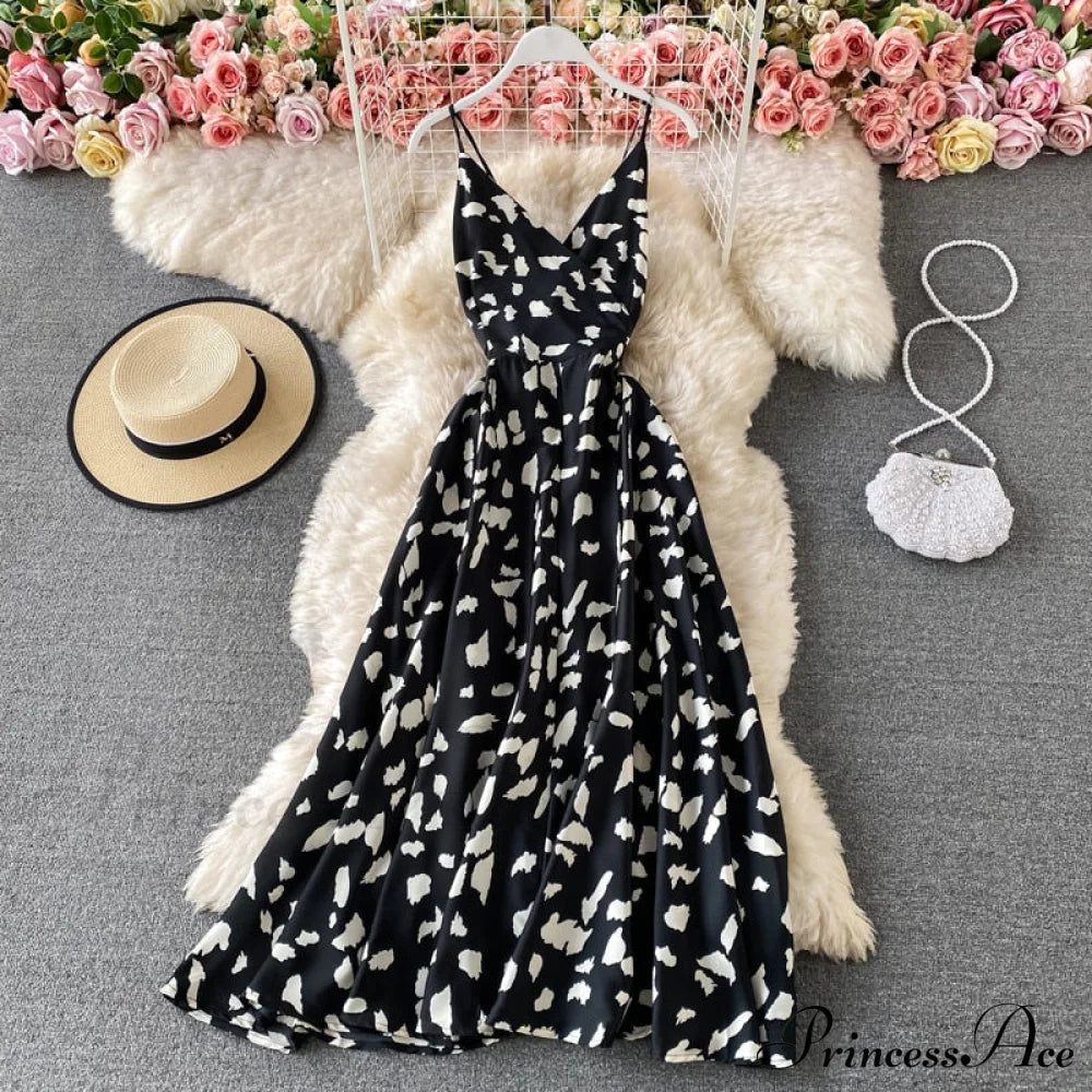 Gown Spaghetti Backless V Neck Tank Full-length Robe Party Strap Female Long Dresses Festive Warm-season Vestidos