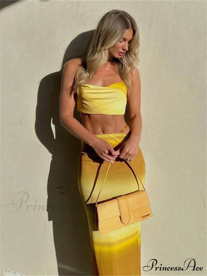 Halter Neck Sleeveless Crop Top Waist Bodycon Beach Mini Dress