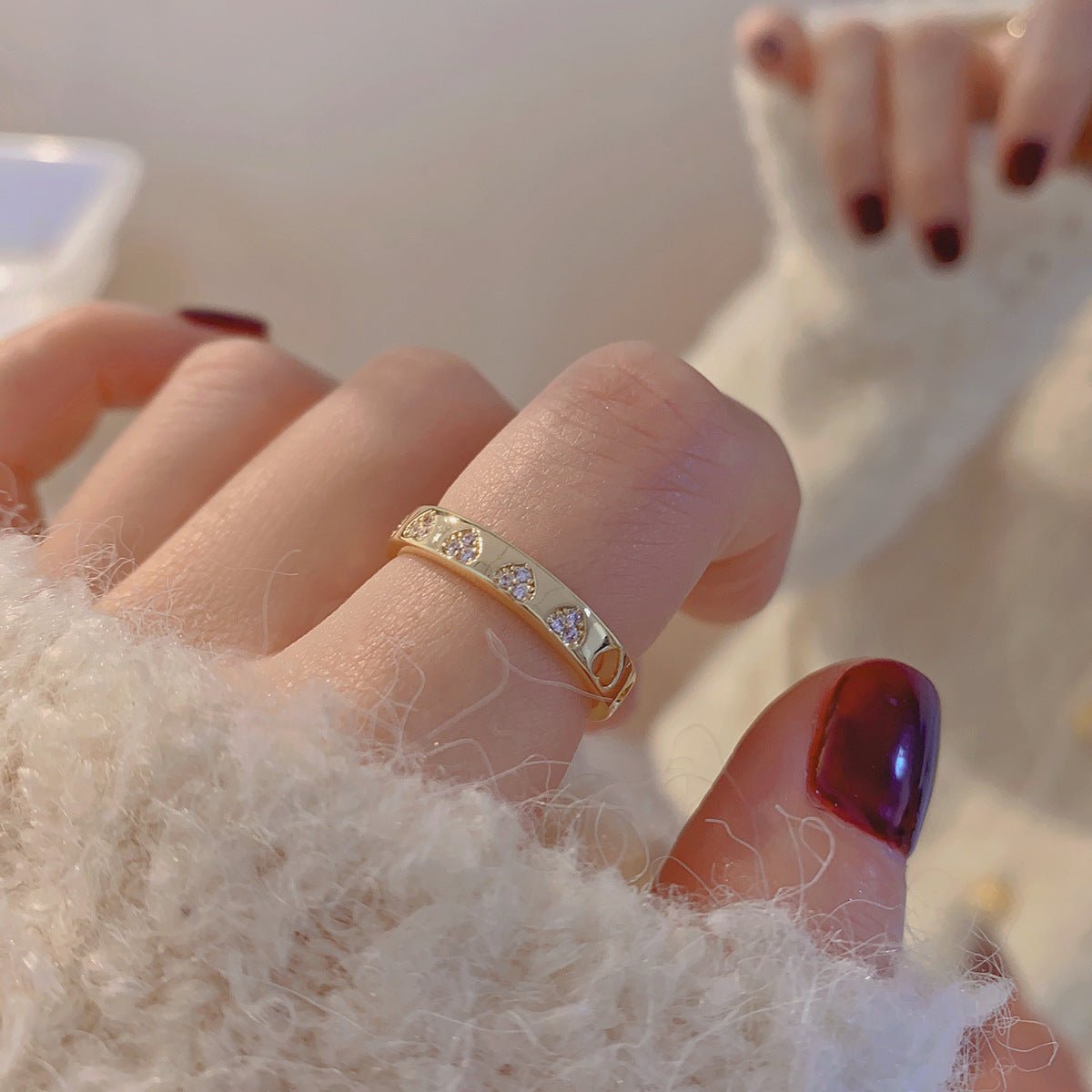 Heart Band Ring