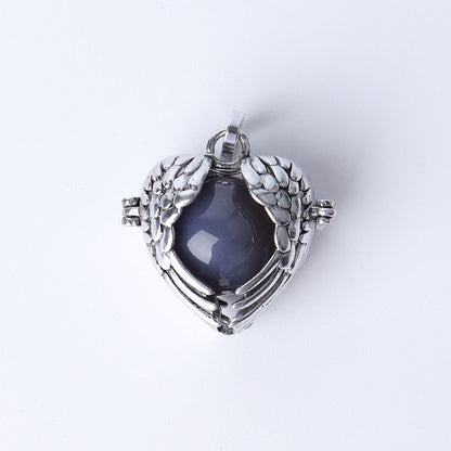 Heart Shape Crystal Pendant | Spiritual Healing Necklace