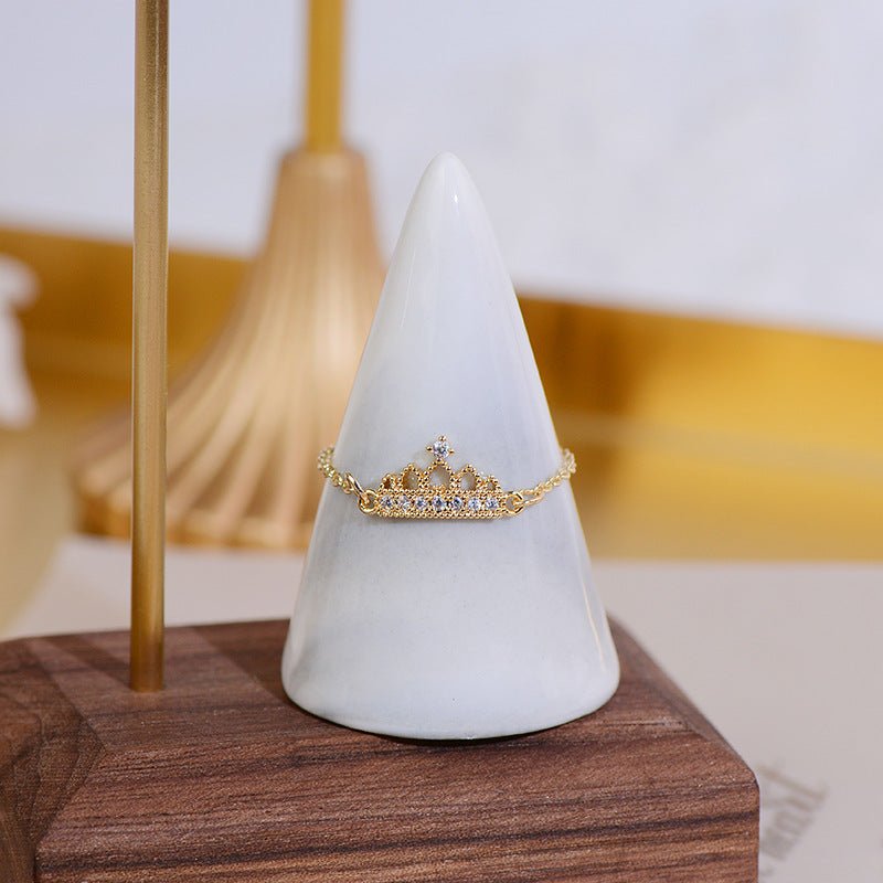 [] Heart Tiara Rings (2 Styles)