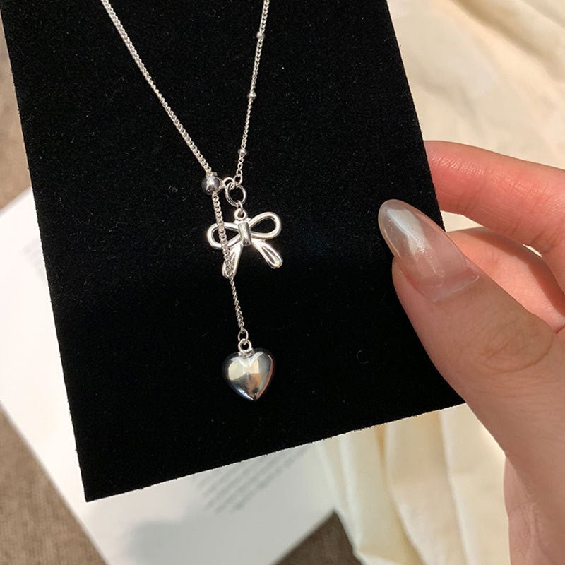 Heartstring Bow Necklace