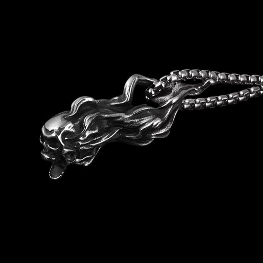 Hell Risen Skull Pendant