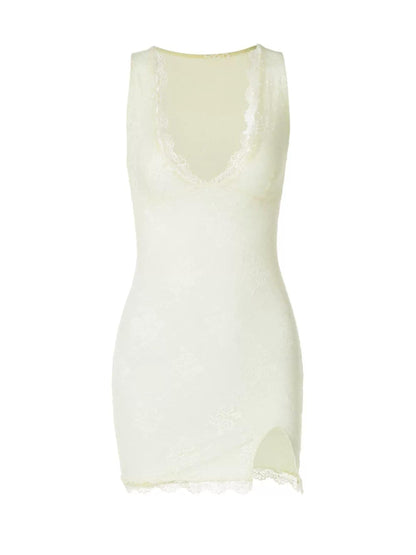 Grace V-neck Mini Dress