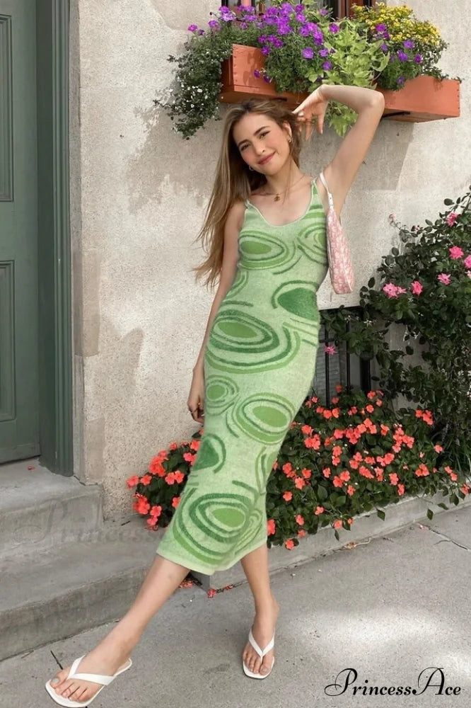 Hockney Midi Dress