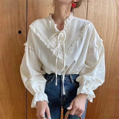 Hollow Out Blouse Blouses