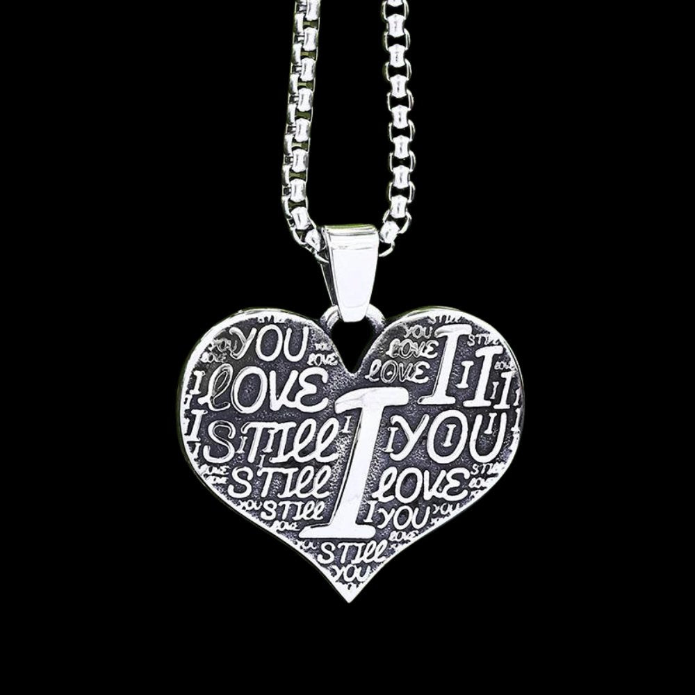 I Still Love You Endlessly Heart Pendant