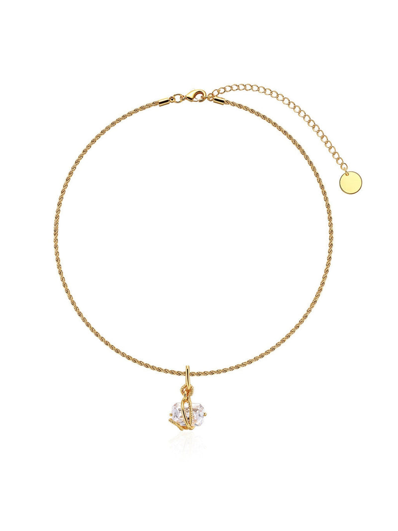 Valeria Crsytal Pendant Necklace