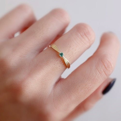 Ilona Emerald Ring